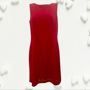 Tahari Arthur S. Levine Nathan Women's Red Sleeveless Dress Size 4